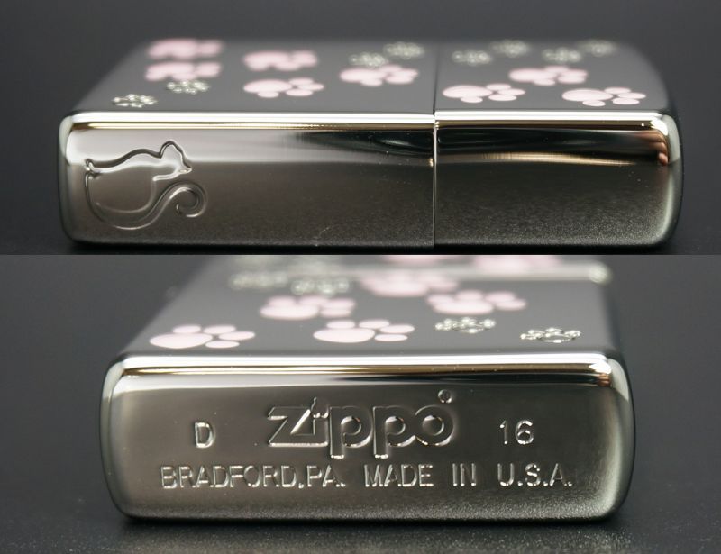 画像: zippo フットプリントキャット2　SV