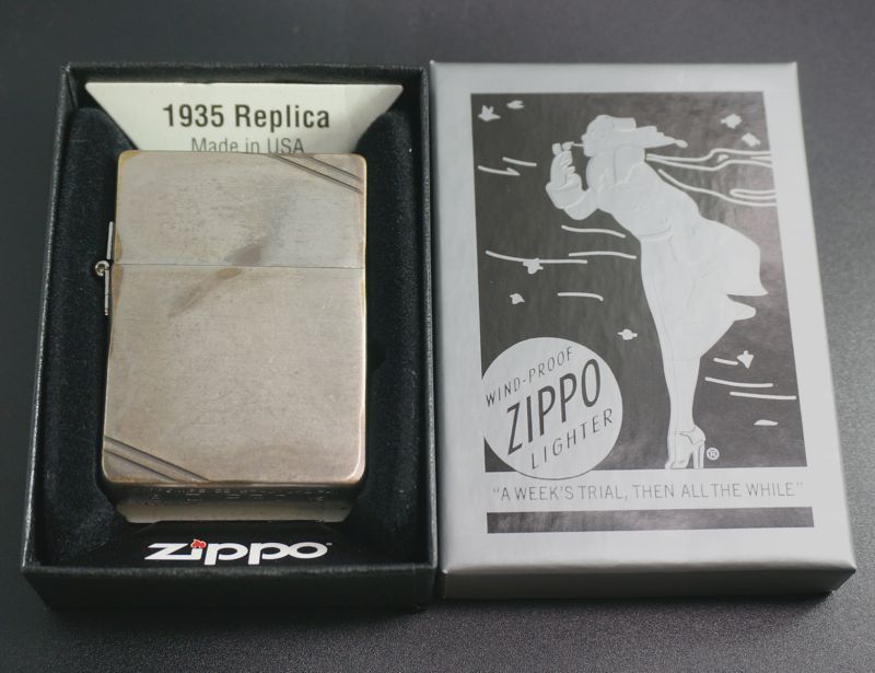 画像: zippo 1935REPLICA　オールドフィニッシュ 1935DL