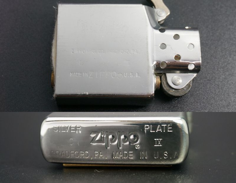 画像: zippo WINDY 「VARGA GIRL」SILVER PLATE 金メタル 1993年製造