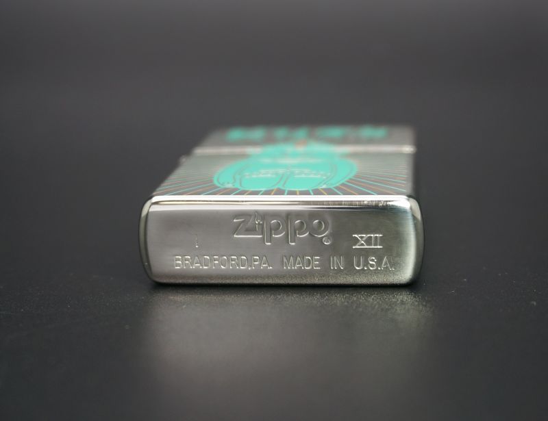 画像: zippo LUCKY GOD ビリケン 緑 1996年製造 