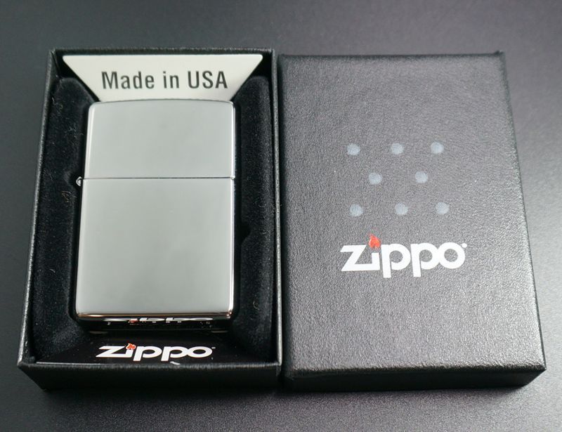 画像: zippo #250 ハイポリッシュ・クローム