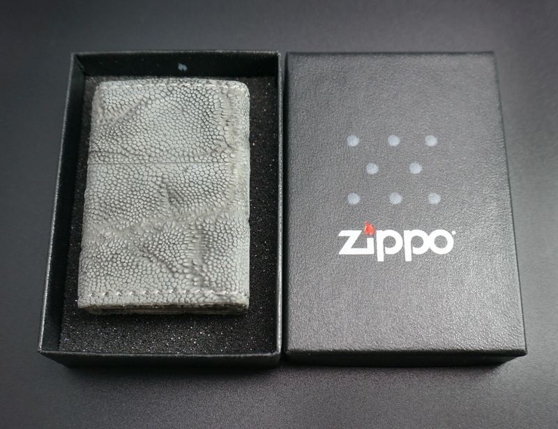 画像: zippo アフリカ象革巻き 