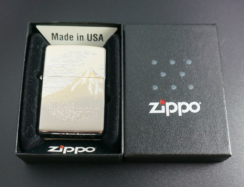 画像: zippo 電鋳板 富士山
