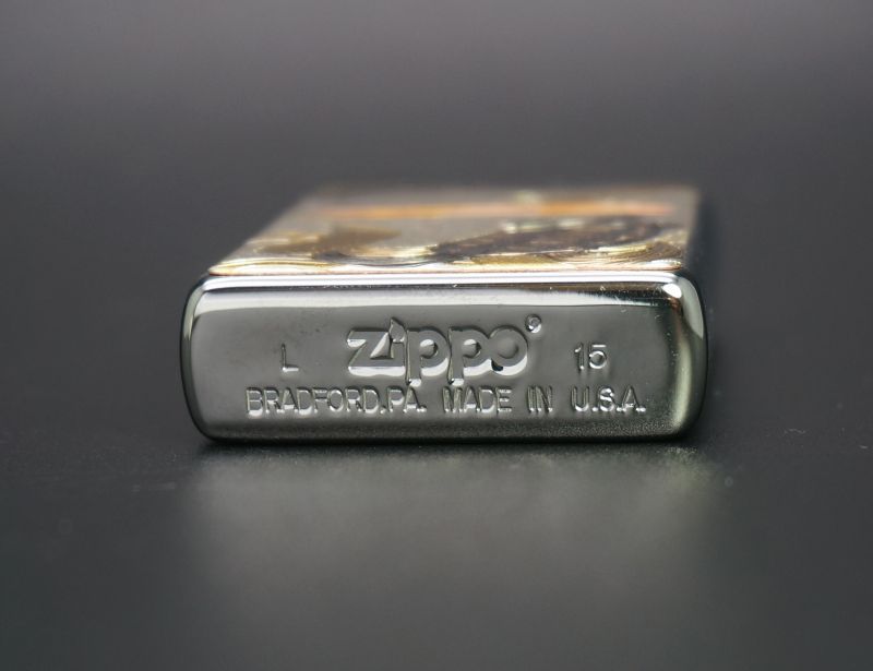 画像: zippo 電鋳板 鶴亀