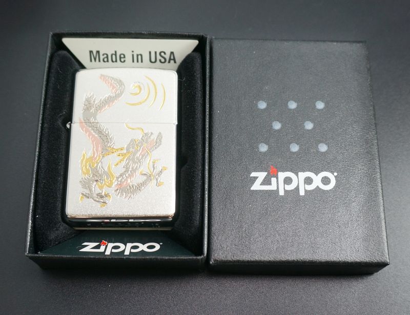 画像: zippo 電鋳板 龍