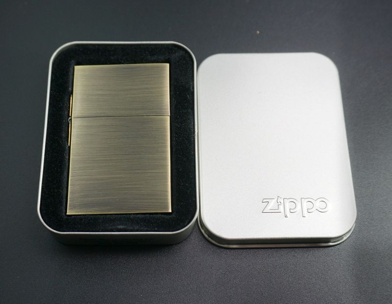 画像: zippo 1933 FIRST REPLICA ブラスいぶし ヒンジ修理品