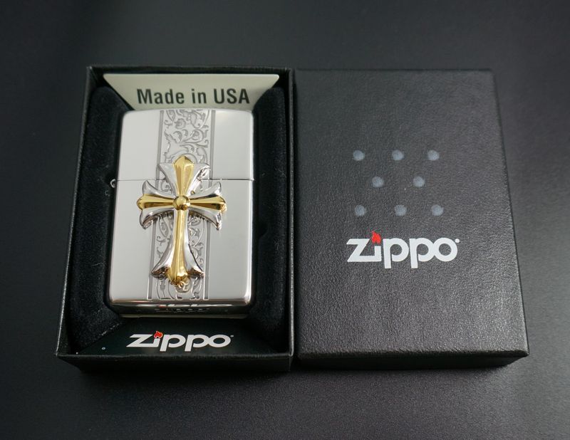 画像: zippo クロスコンビメタル NO.1