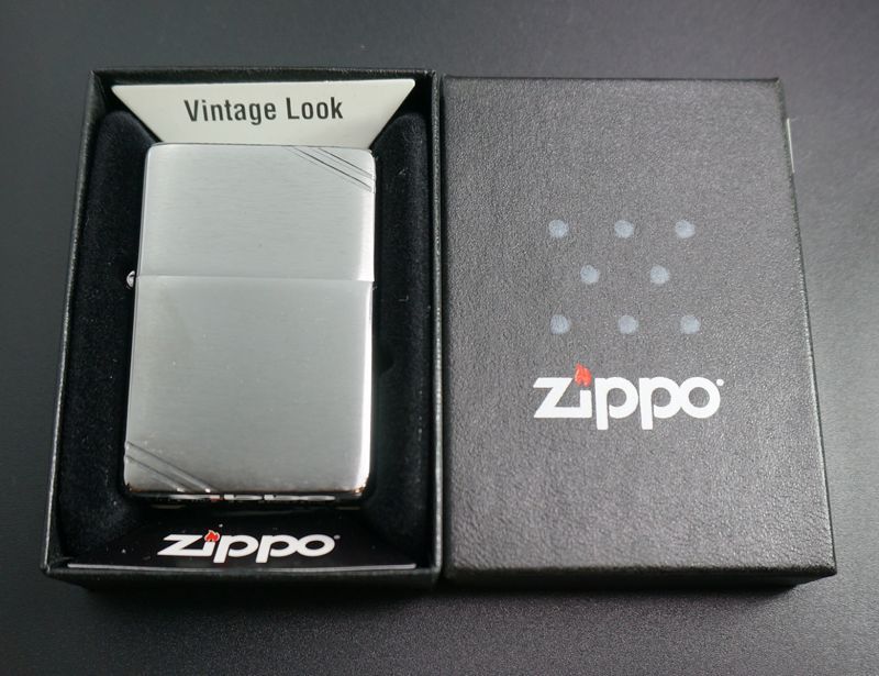 画像: zippo フラットトップ #230 ブラッシュ・クローム