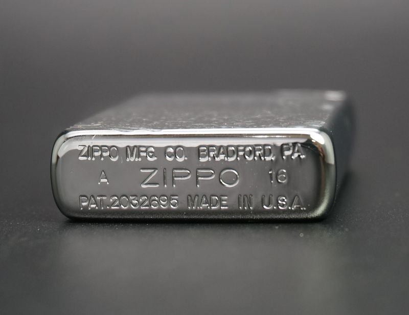 画像: zippo フラットトップ #230 ブラッシュ・クローム