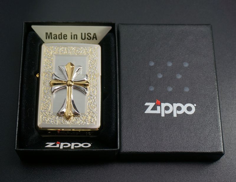 画像: zippo クロスコンビメタル NO.6