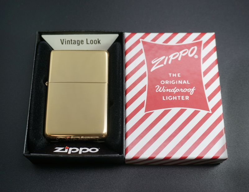 画像: zippo フラットトップ #270CC ハイポリッシュ・ブラス