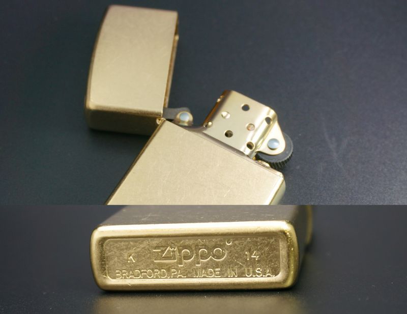 画像: zippo #207G ゴールド・ダスト