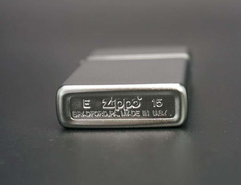 画像: zippo #1605 スリム サテン・クローム