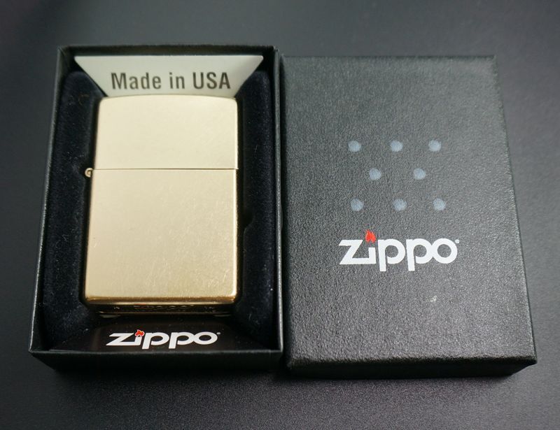 画像: zippo #207G ゴールド・ダスト