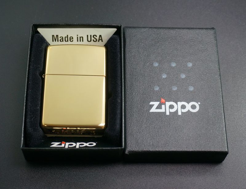 画像: zippo #254B ハイポリッシュ・ブラス