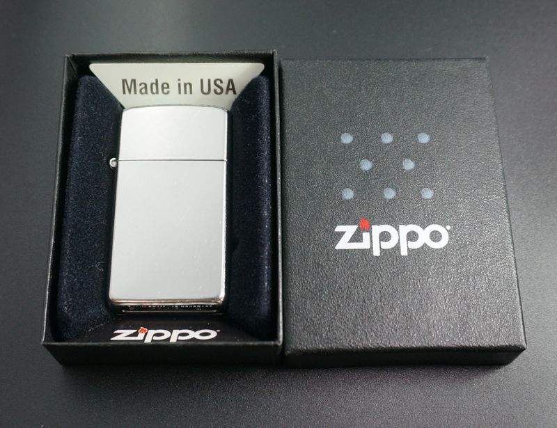 画像: zippo #1607 スリム バレル・クローム