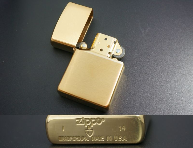 画像: zippo #168 ARMOR ブラッシュ・ブラス