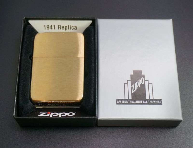 画像: zippo 41REPLICA ブラッシュ・ブラス