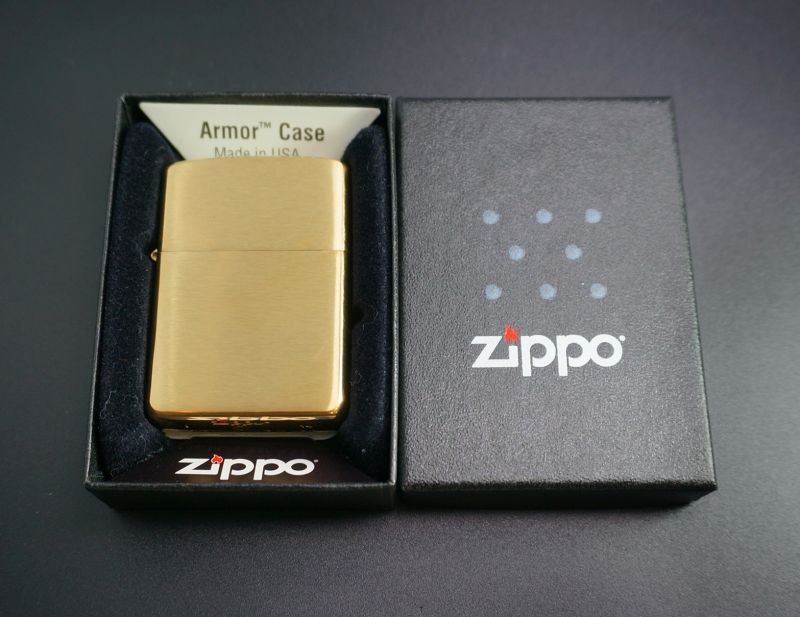 画像: zippo #168 ARMOR ブラッシュ・ブラス