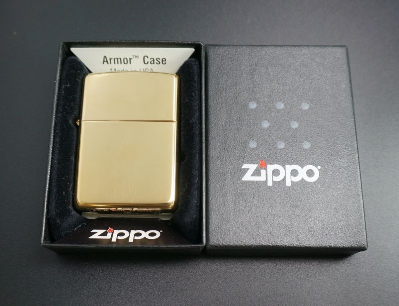 画像: zippo #169 ARMOR ハイポリッシュ・ブラス