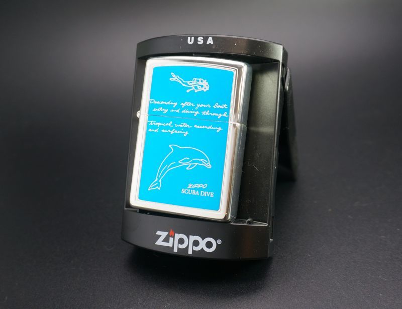 画像: zippo ドルフィン＆ダイバー 1999年製造
