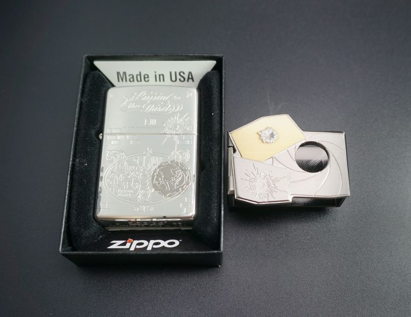 画像: zippo ルパン三世 メタルジャケット 不二子 メッキ劣化