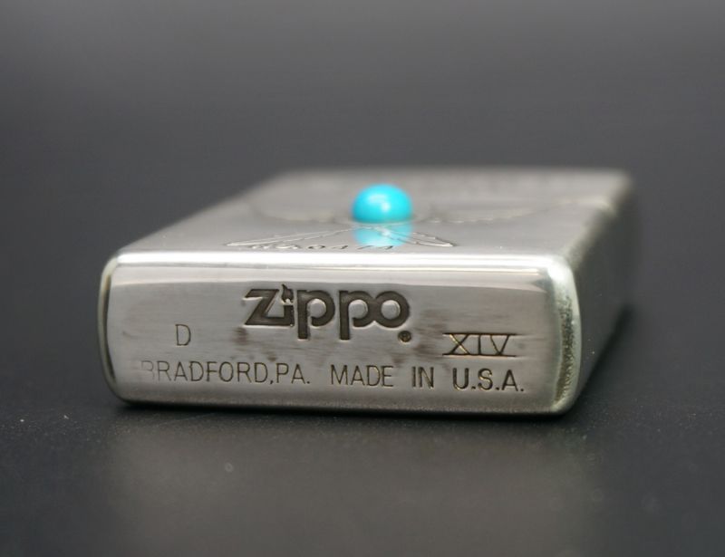 画像: zippo ターコイズ イーグル 1998年製造