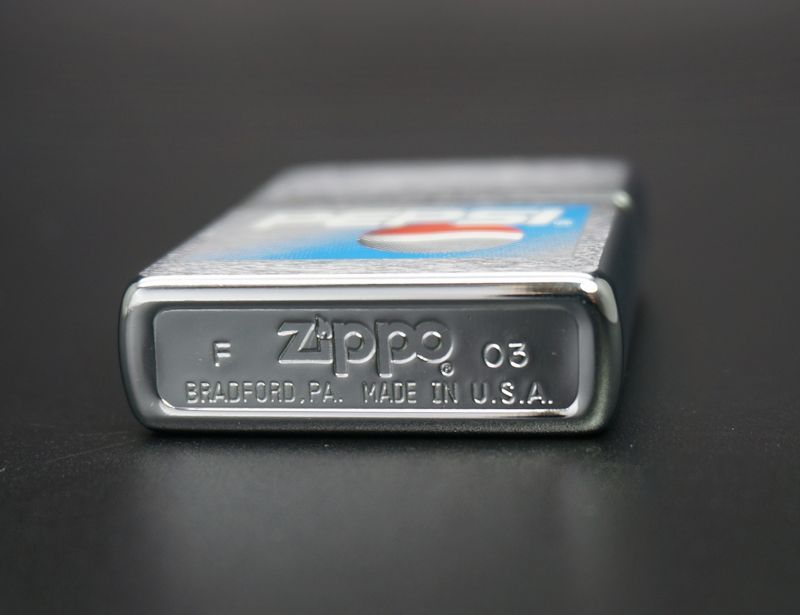 画像: zippo PEPSI COLA #200 プリント 2003年製造