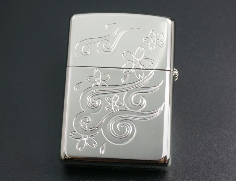 画像: zippo ARMOR 貝張りシリーズ 龍・桜 162KB-RYSP