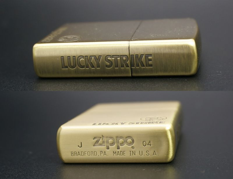 画像: zippo LUCKY STRIKE インディアン柄　