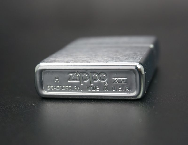 画像: zippo #200 ブラッシュ・クローム  1999年製造