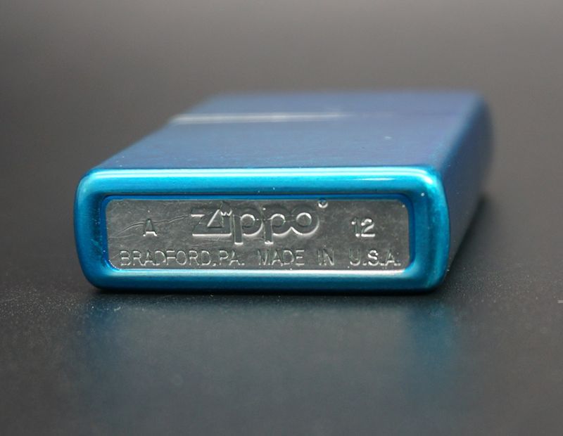 画像: zippo バレル加工 コバルトブルー