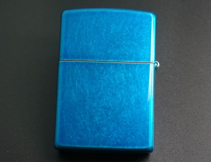 画像: zippo バレル加工 コバルトブルー