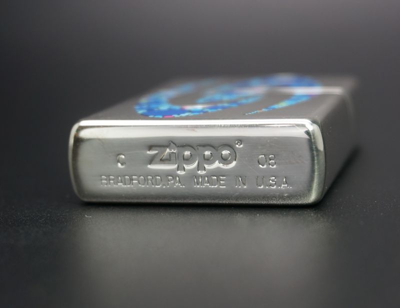 画像: zippo MILD SEVEN 柄ロゴ Wフェイス 2008年製造