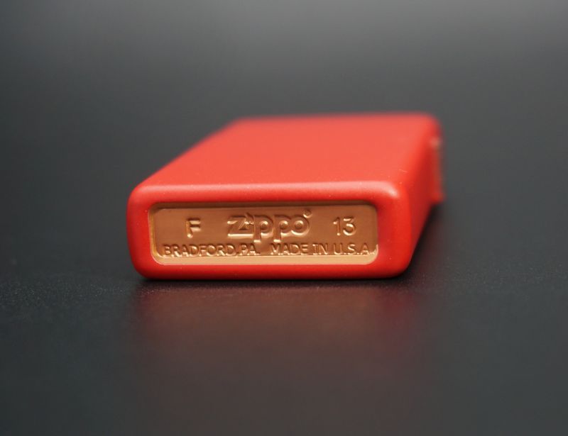 画像: zippo マットカラー 赤（レッド） RED Matte スリム 1633ZL