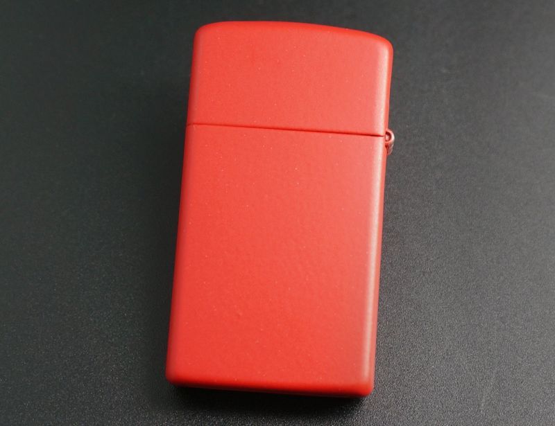 画像: zippo マットカラー 赤（レッド） RED Matte スリム 1633ZL