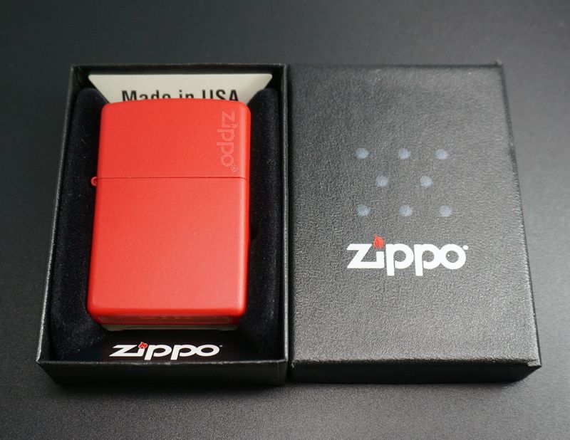 画像: zippo マットカラー 赤（レッド） RED Matte 233ZL