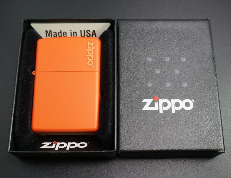 画像: zippo マットカラー オレンジ Orange Matte 231ZL