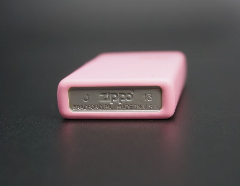 画像: zippo マットカラー ピンク Pink Matte スリム 1638ZL