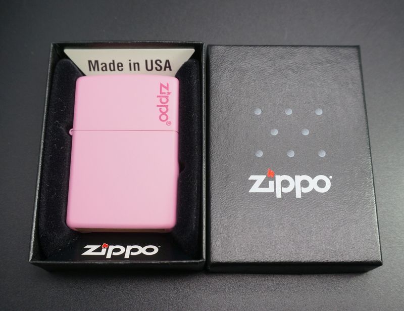 画像: zippo マットカラー ピンク Pink Matte 238ZL