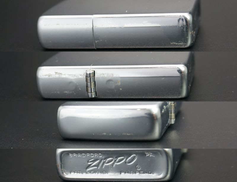 画像: zippo #200 ブラッシュ・クローム 1952〜57年（？）製造 