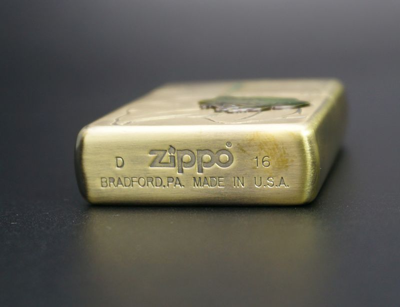 画像: zippo エポシリーズ カエル 真鍮古美