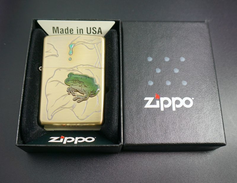 画像: zippo エポシリーズ カエル 真鍮古美
