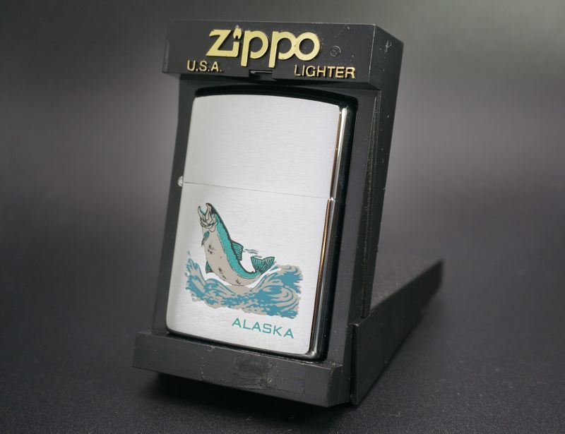 画像: zippo ARASUKA サーモン #200 1992年製造