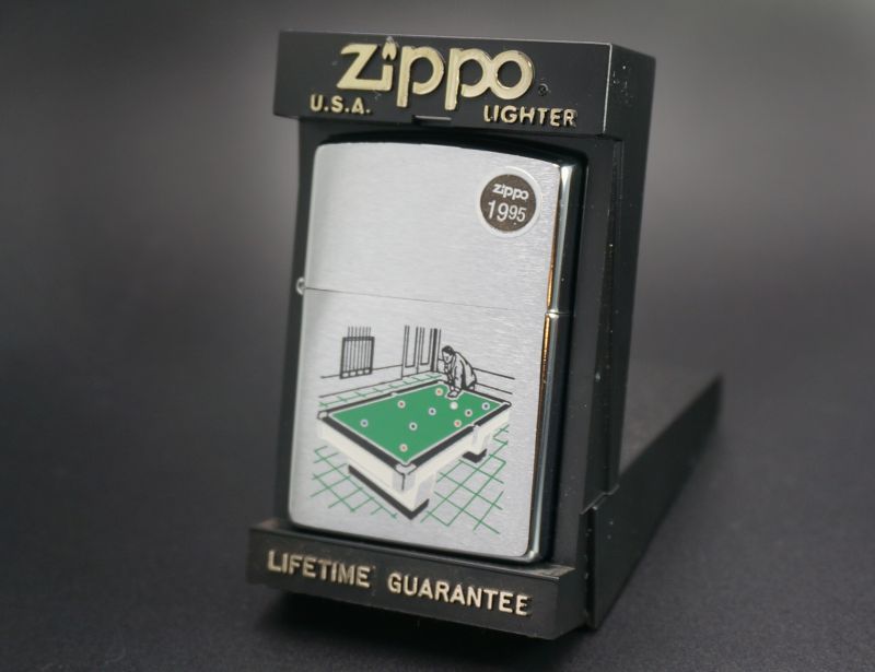 画像: zippo ビリヤード #200 1995年製造