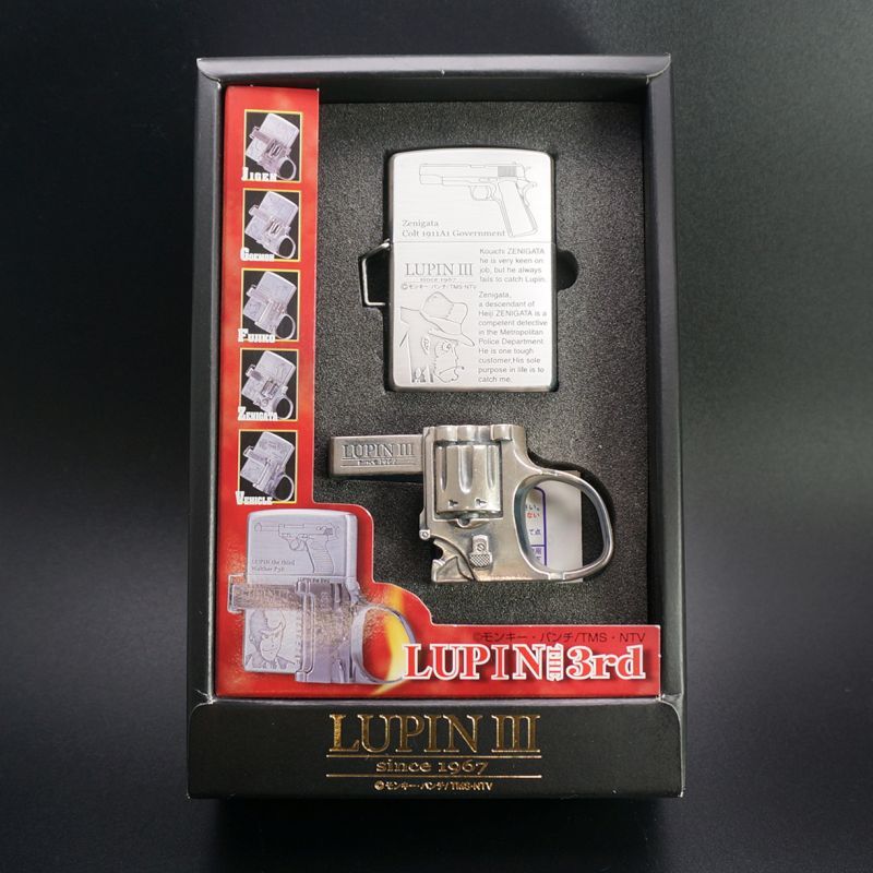 画像1: zippo ルパン三世 GUN ACTION 銭形 2000年製造