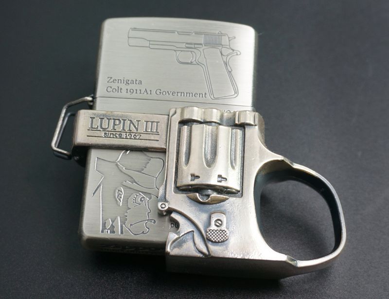 画像: zippo ルパン三世 GUN ACTION 銭形 2000年製造