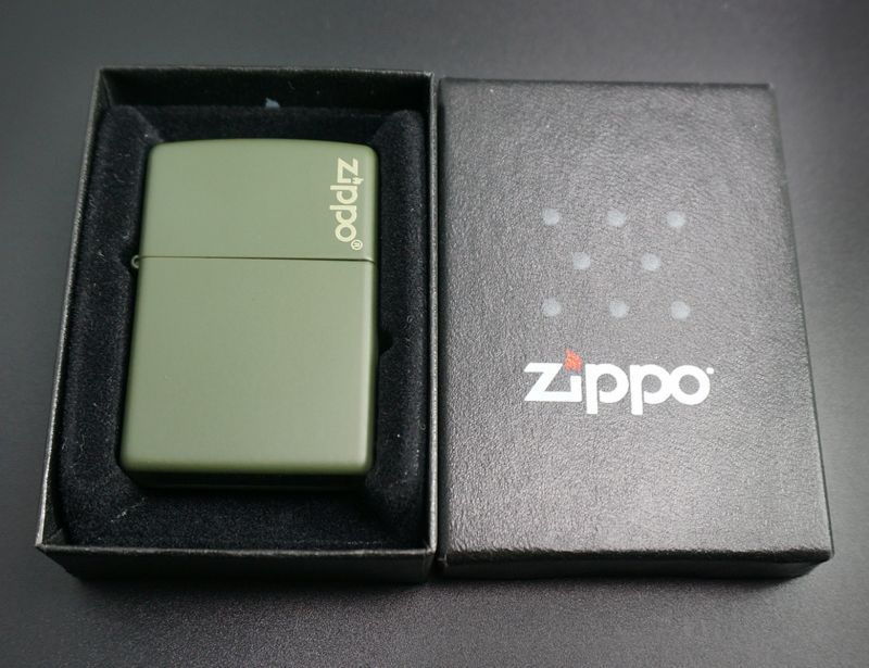 画像: zippo マットカラー グリーン Green Matte 221ZL