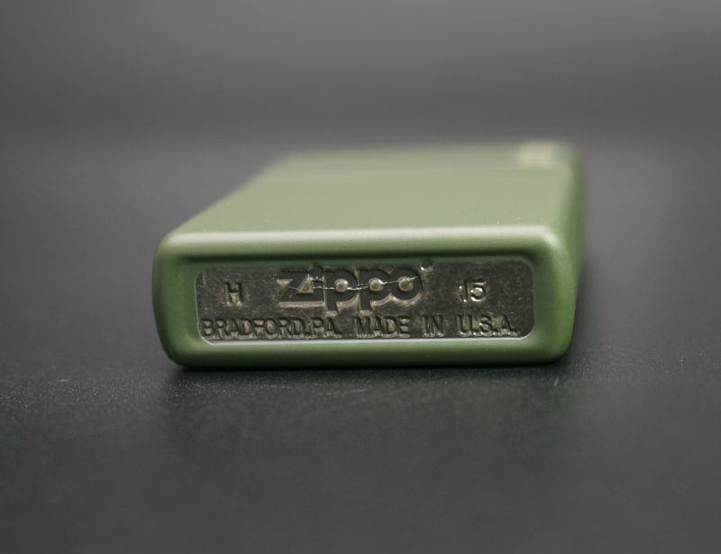 画像: zippo マットカラー グリーン Green Matte 221ZL