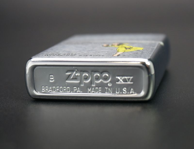 画像: zippo WINDY イエロー プリント #200 1999年製造